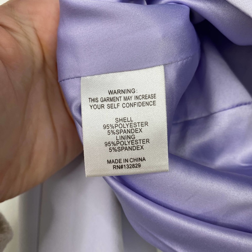 SONG OF STYLE lilac purple double breasted crop blazer M - Picture 8 of 8